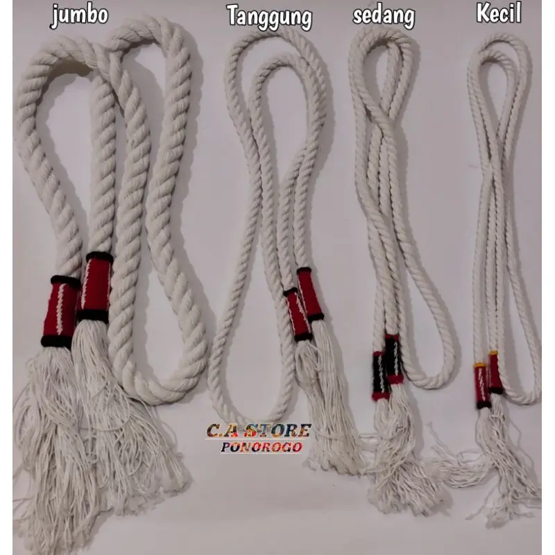 COD...!!! Tali Reog Warna Putih - Tali Warog - Tali Silat - Tali PSHT #Pakaian Tradisional Adat Jawa# #BISA BAYAR DI TEMPAT# 1