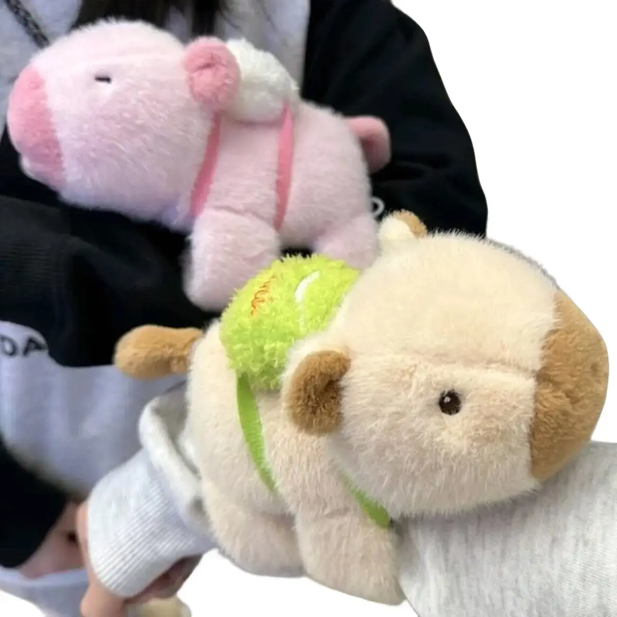 Thú Nhồi Bông Capybara gấu bông đồ chơi kẹp tay nhí nhảnh dễ thương Thú Bông Toy