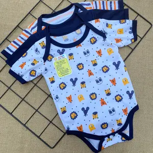 3 PCS Jumper Bayi Motif Lucu Bayi Baru Lahir Jumper Bayi Bodysuit ASYAM BABY