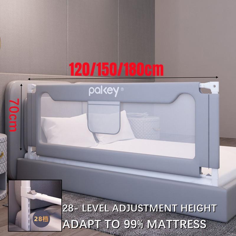 XiaoZhou-Baby Bed Fence Adjustable height Safety Bed Gate Guard Kids Anti-Fall Lifting Baby Bed Guard SafetyFence 3