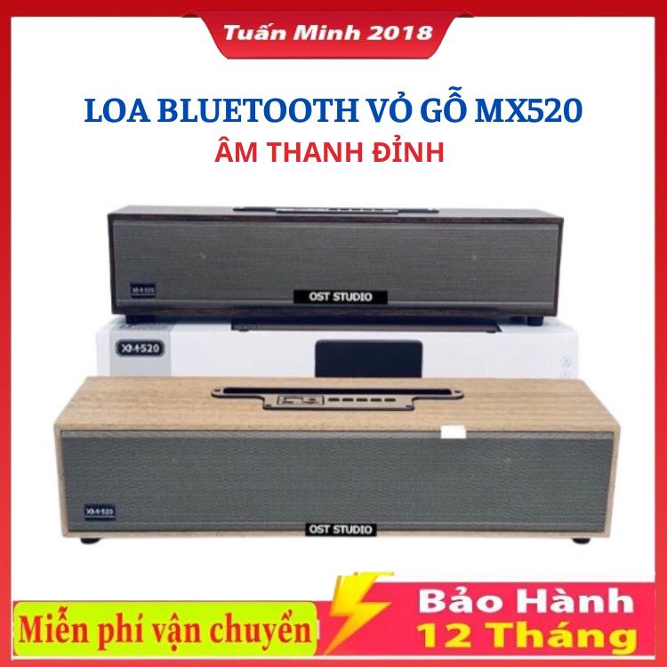 Loa Bluetooth Võ Gỗ XM-520 20W. Loa XM 520 Âm Thanh Cực Đỉnh Thiết Kế Sang Trọng Bass Siêu Trầm