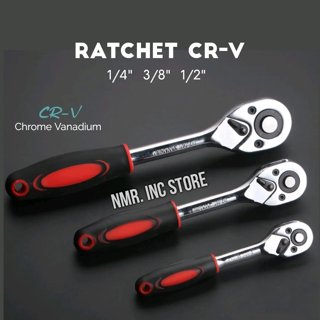 W Rachet Vs Rachet Gagang Ratchet Mata Kunci Shock 1/4, 3/8, 1/2, Stang Sok Sock Socket ...