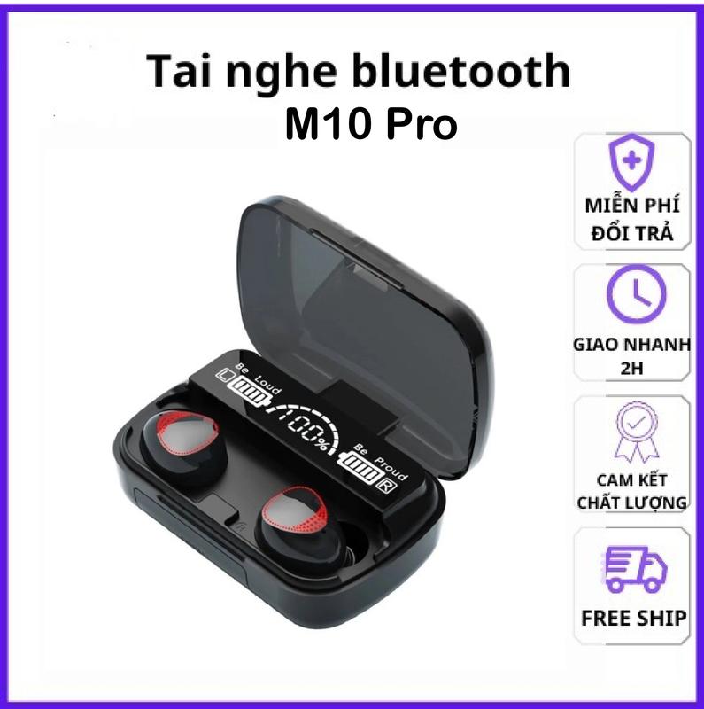Tai nghe Bluetooth M10 Pro hỗ trợ mic nghe gọi