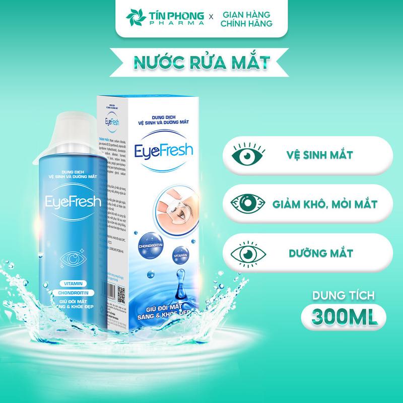Product Introduction of Nước Rửa Mắt EYEFRESH Kèm Cốc Rửa Vệ Sinh Mắt, Sạch Cặn Trang Điểm và Dưỡng Ẩm Cho Mắt 35