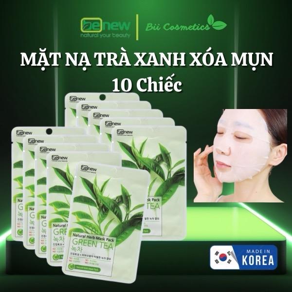Mặt nạ Trà xanh Xóa Mụn BENEW hàn quốc ( 10 chiếc)