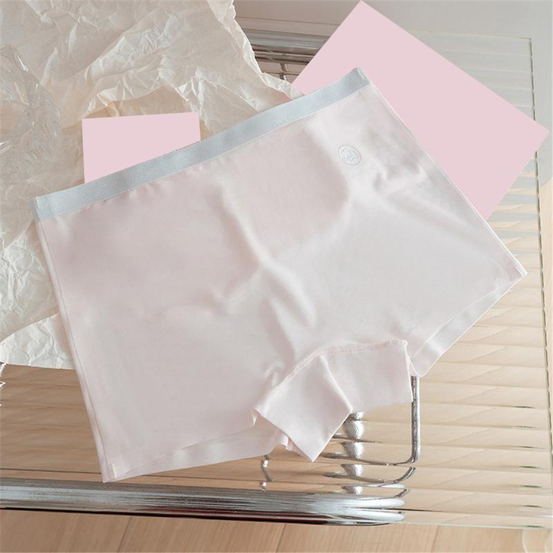 Product Introduction of dingzhenkeji13 【COD】 2025 comfortable breathable 7A Cotton Crotch Comfortable Breathable Girls Boxer Shorts Ice Silk Contrast Color Letter Elephant High Elastic Childrens Underwear Female 31
