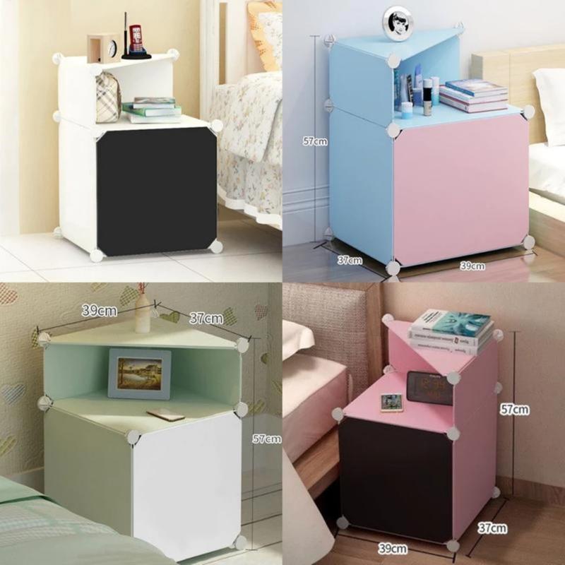  Tủ nhựa Mini đầu giường 2 tầng gọn nhẹ 