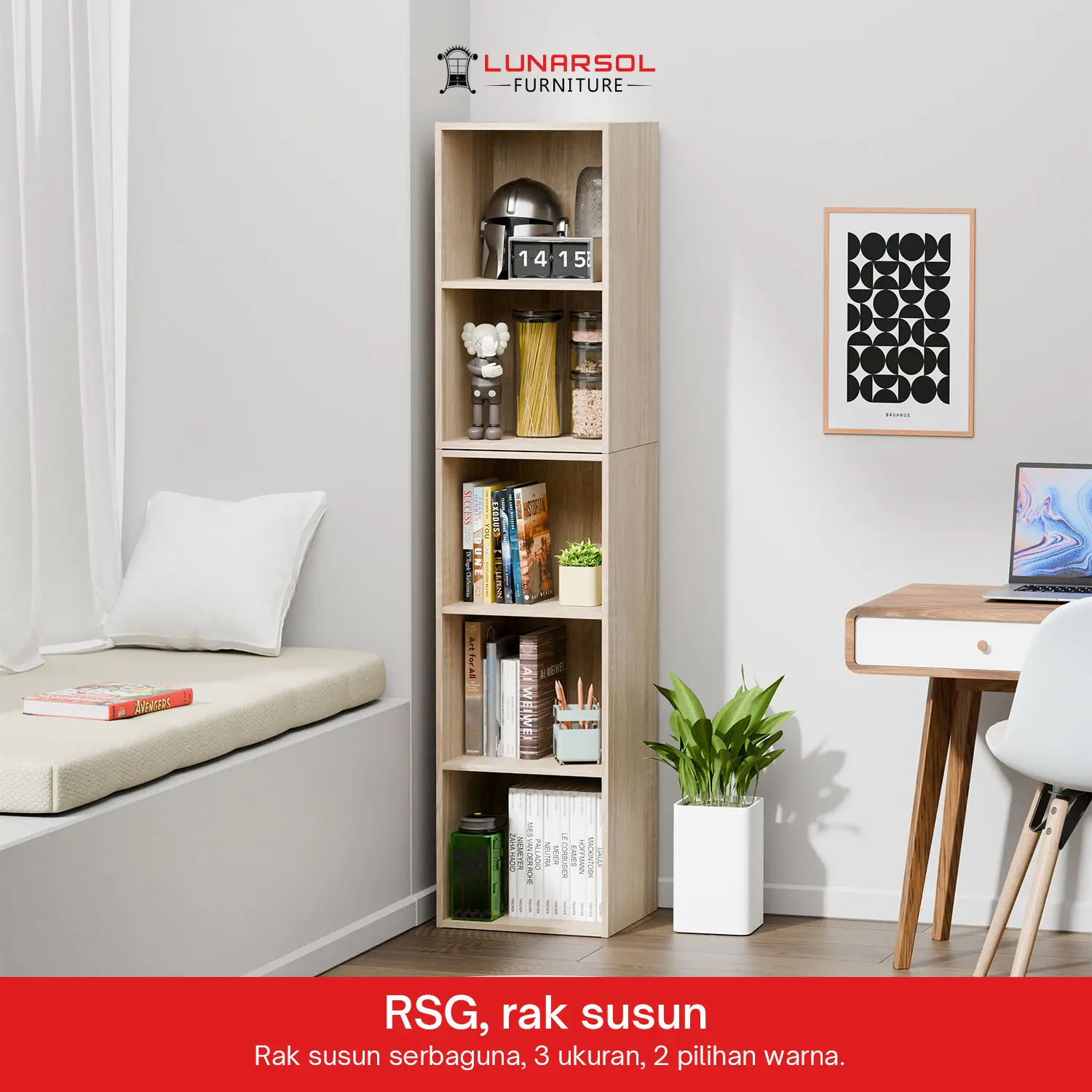 Rak Susun Lunarsol Furniture RSG Series - Modular dan Multifungsi | rak ...