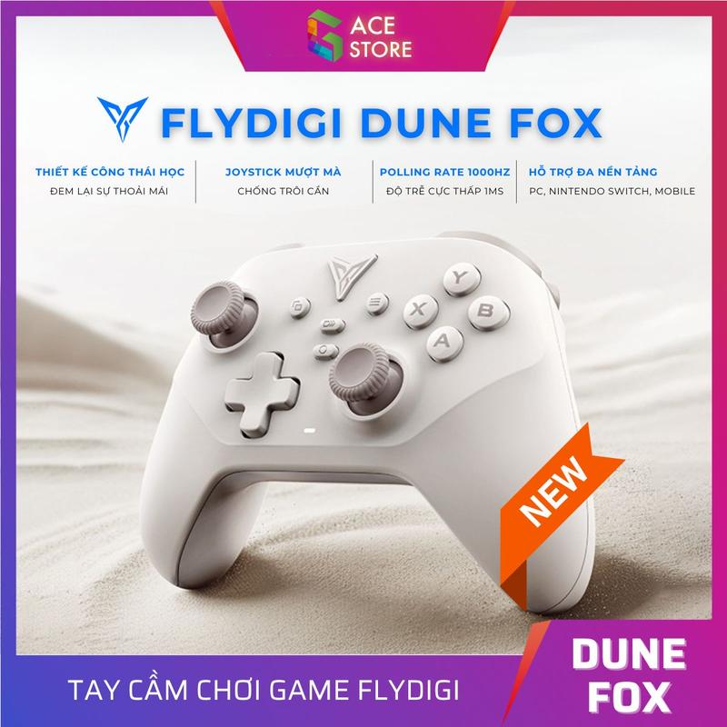  Flydigi Dune Fox | Tay cầm chơi game Wireless hỗ trợ đa nền tảng PC Switch Mobile 
