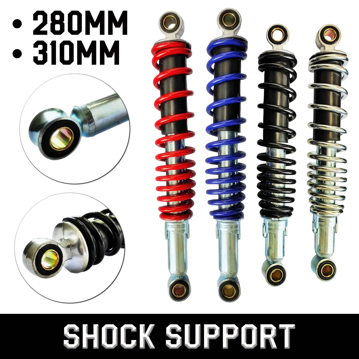 MOTORCYCLE SHOCK SUPPORT 280MM 310MM (ISANG PIRASO)