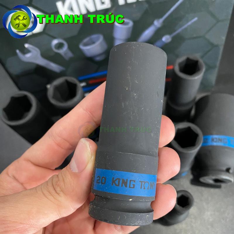 Tuýp đen dài Kingtony 4435xx loại 1/2 6 cạnh có size 8-32mm 7