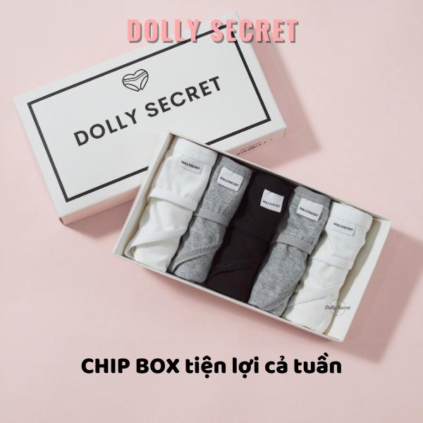 Quần lót cotton kháng khuẩn nữ DOLLY SECRET kiểu dáng basic DS02 Thun Women 6