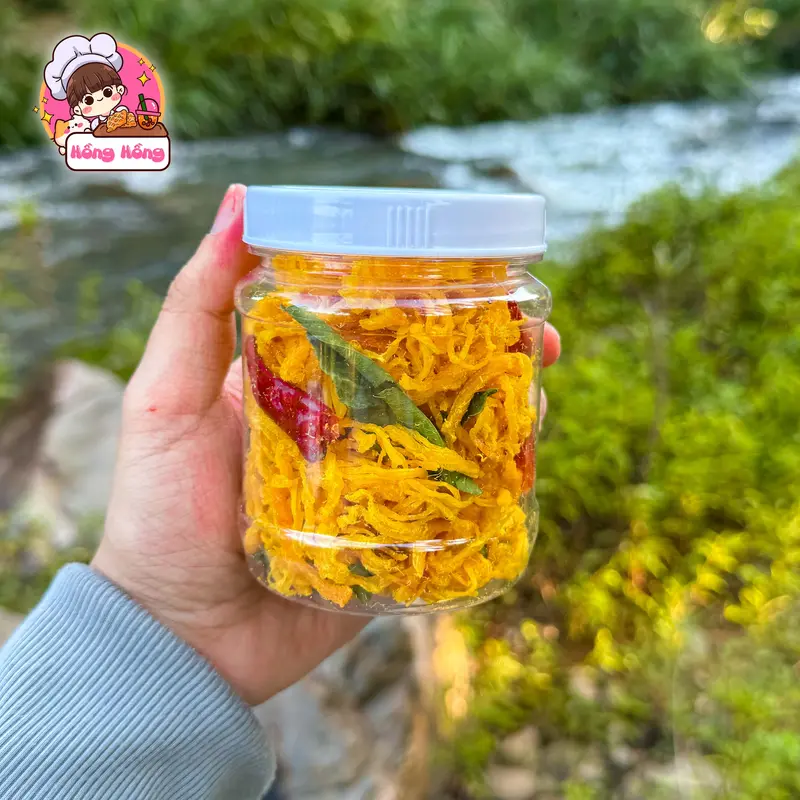 [ VỊ CAY TIÊU CHUẨN - MUA 1 ĐƯỢC 3 ] Cơm Rang Không Dầu 1000gr TẶNG Hũ Khô Gà Lá Chanh 100% Thịt Gà Nguyên Chất 100gr 7