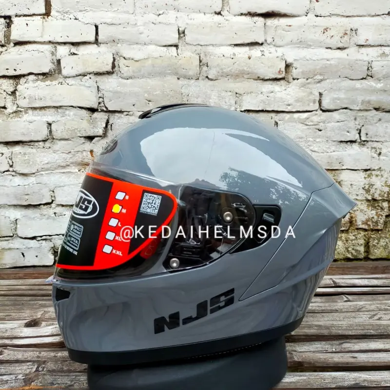 NJS ZX1 FULLFACE BLACK DOFF| BLACK GLOSSY |GARUDA |BARONG Motorcycle Visor 4