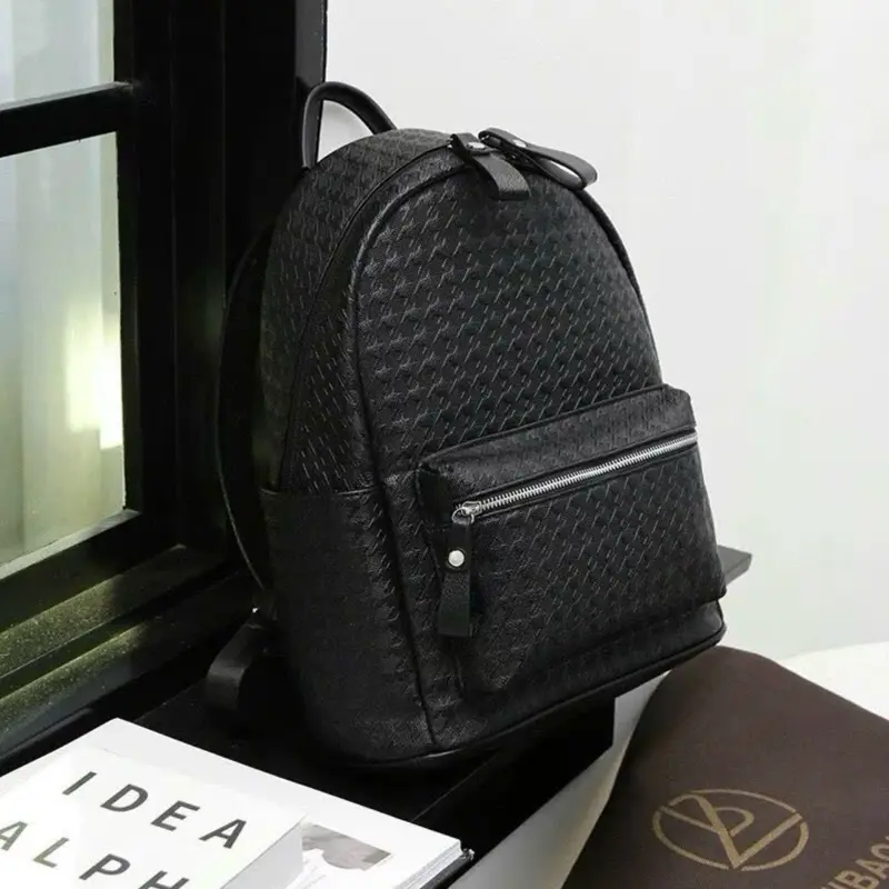 Balo Nam Nữ Balo Du Lịch Kẻ Ô ZicZac Size38 Dây Bản To Dày Dặn Cao Cấp Da Bag