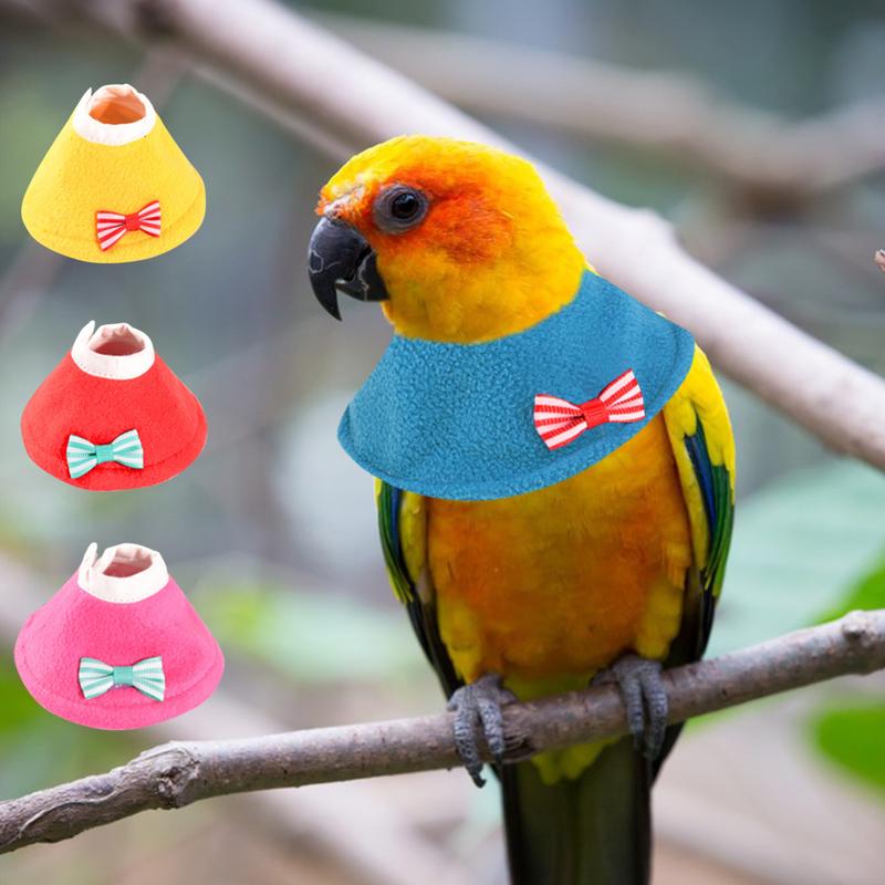 Product Introduction of Parrot Collar Recovery Collar Anti-Biting Pecking Injury Elizabeth Protective Collar For Birds Cloak Pets Warm Clothes #434264 0