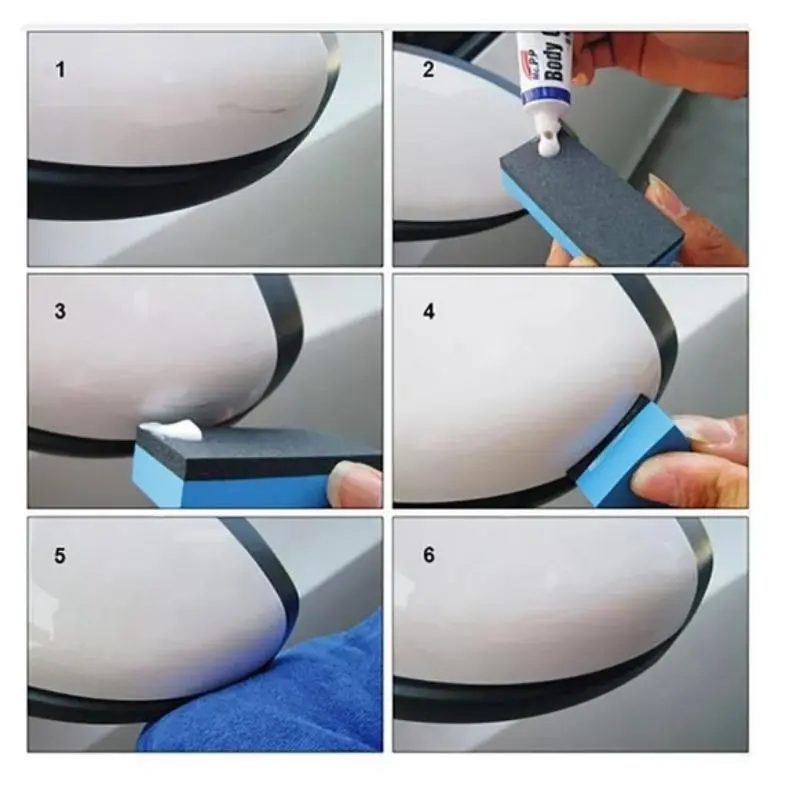 Kompon Mobil Penghilang Baret Kasar Pengkilap Body Mobil Motor Kaca Helm - Rubbing Compound Body Oles Untuk Goresan Lecet Parah Poles Magic Cream Pembersih Noda Kerak Body Mobil Bekas Aspal Bisa Mulus Kembali 5