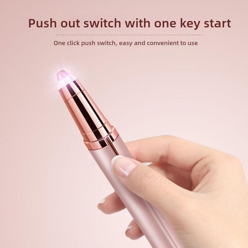 Product Introduction of Electric Eyebrow Trimmer Ladies Automatic Eyebrow Shaving Instrument Beauty Trimmer Tool Rechargeable Shaving Instrument 20