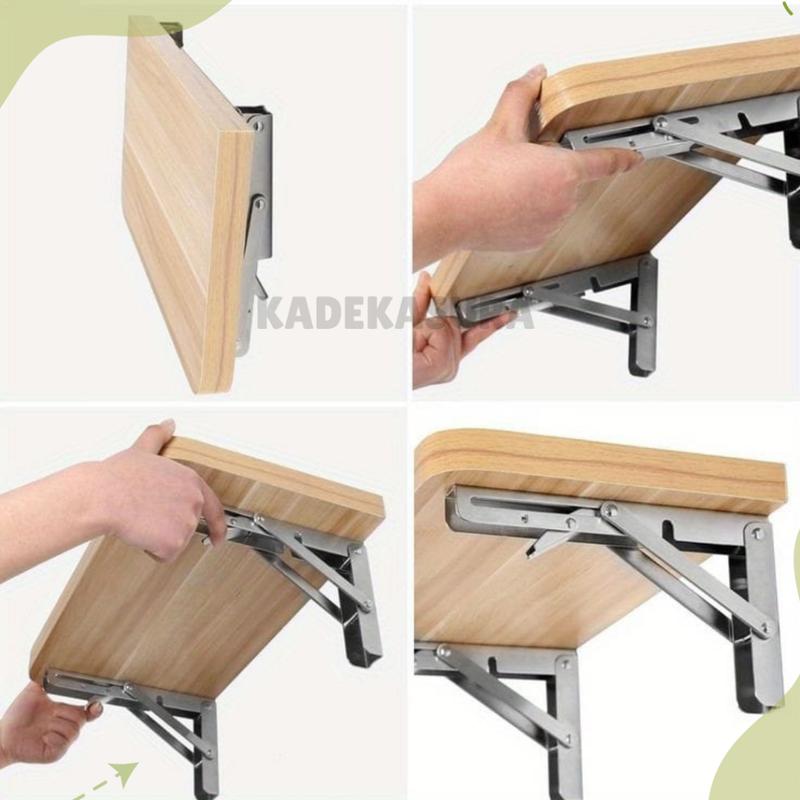 Meja Portable Multifungsi Pengehemat Ruangan Minimalis Bisa Dilipat Variasi Ukuran Dan Warna  Furniture Kayu 4