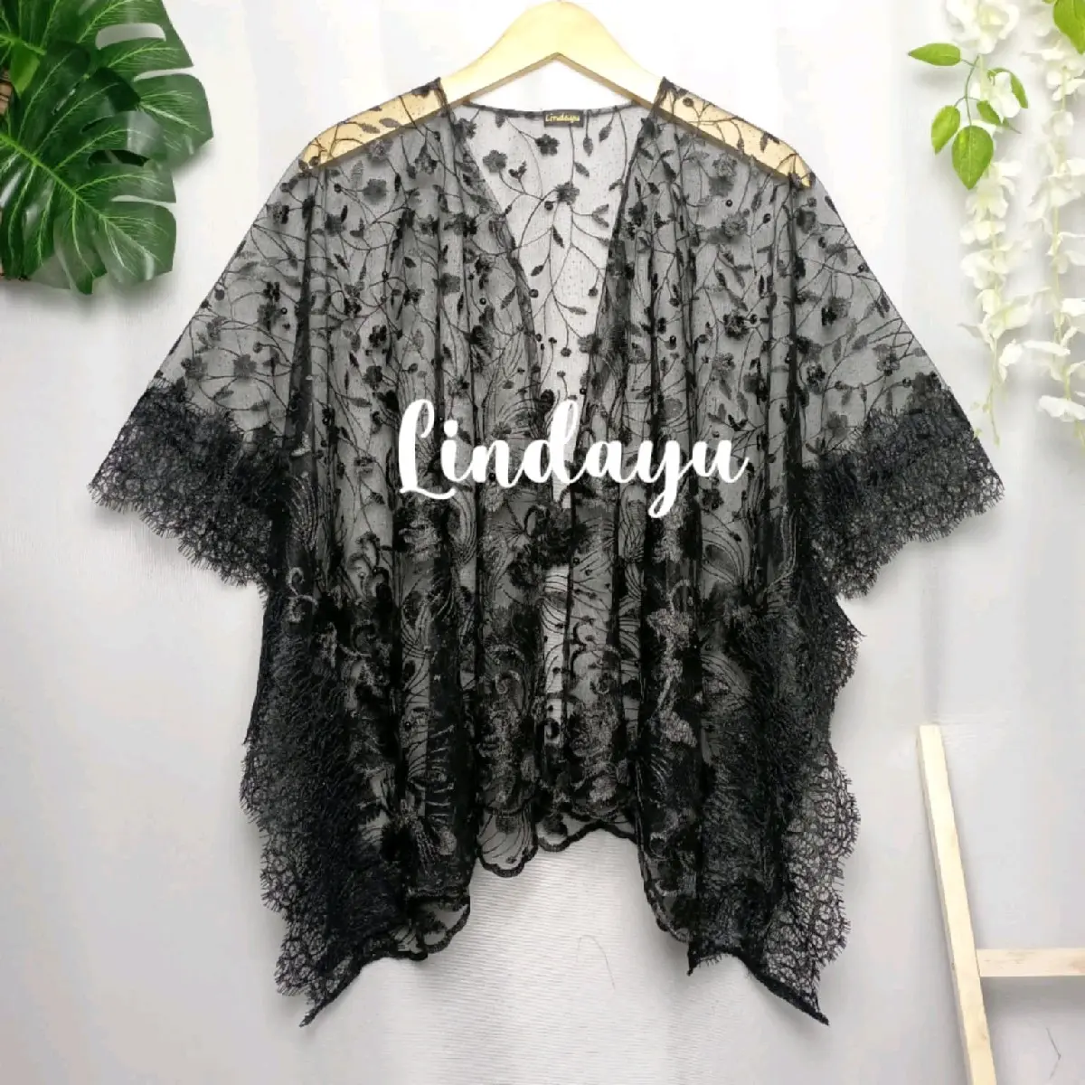 Outer Cardigan Tile Mix Renda Kondangan Outer Wisuda Modern