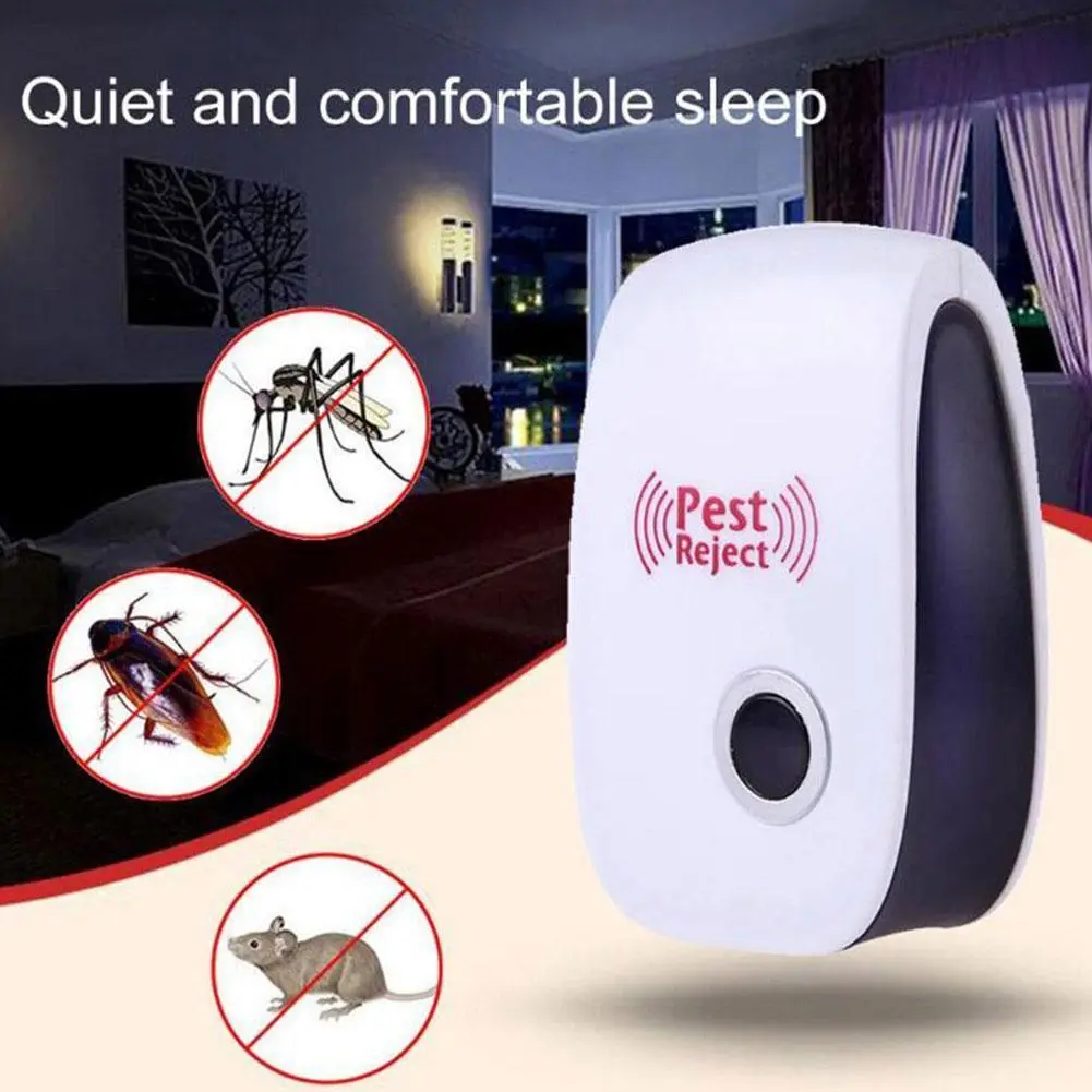 Máy Đuổi Muỗi Và Máy Đuổi Chuột Bằng Sóng Siêu Âm, Công Suất Cao, Thích Hợp Cho Mùa Hè, Thiết Yếu, S2W1, Z0N6