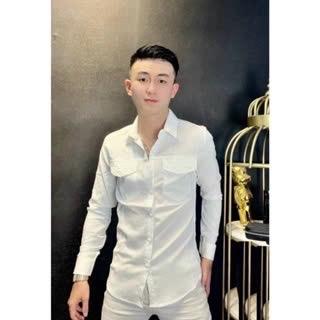 ÁO sơ mi nam tay dài chất vẩi đũi co giãn thoáng mát dập vân nổi túi trẻ trung sang trọng mẫu-MYSHOP Menswear Shirt ❣♥áo sơ mi dài tay màu trắng♥ hàn quốc áo sơ mi áo sơ mi classic