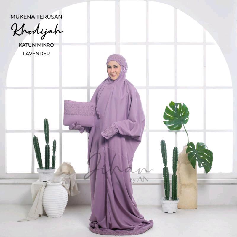 MUKENA SITI KHADIJAH ORI, KATUN MIKRO mukenah  dewasa 2