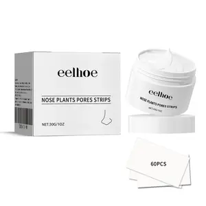 EELHOE Blackhead Cleansing Cream Skin Oil Blackheads Acne Exfoliating Cleansing Repair Pore Tearing Nose Patch