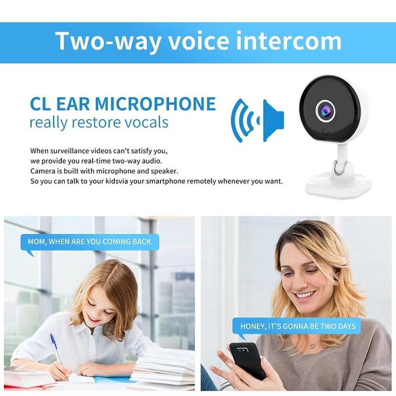 Product Introduction of K11 IP Camera Smart Camera Mobile Phone Remote App To Watch The Housekeeper Anytime, Anywhere, A Good Helper Wireless Camera Can Be Viewed Remotely(product no storage card) Security Memory 10