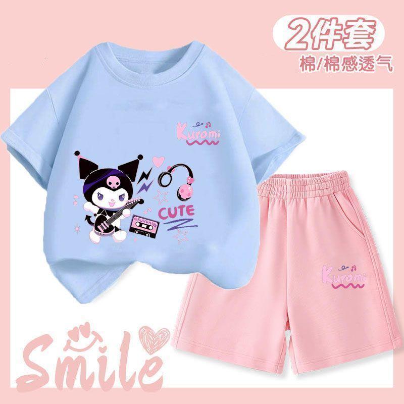 Product Introduction of Bộ Đồ Trẻ Em, Quần Đùi Ngắn Tay Cho Bé Gái, Quần Đùi ngắn Tay Mùa Hè Cho Trẻ Em Clow M, Bộ Hai Mảnh, Quần Đùi Thoáng Khí, Thời Trang, Thích Hợp Cho Năm 2025 12