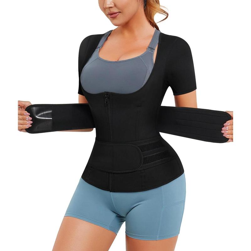 TikTok Shop Womens Sauna Sweat Vest Weight Loss Workout Waist Trainer