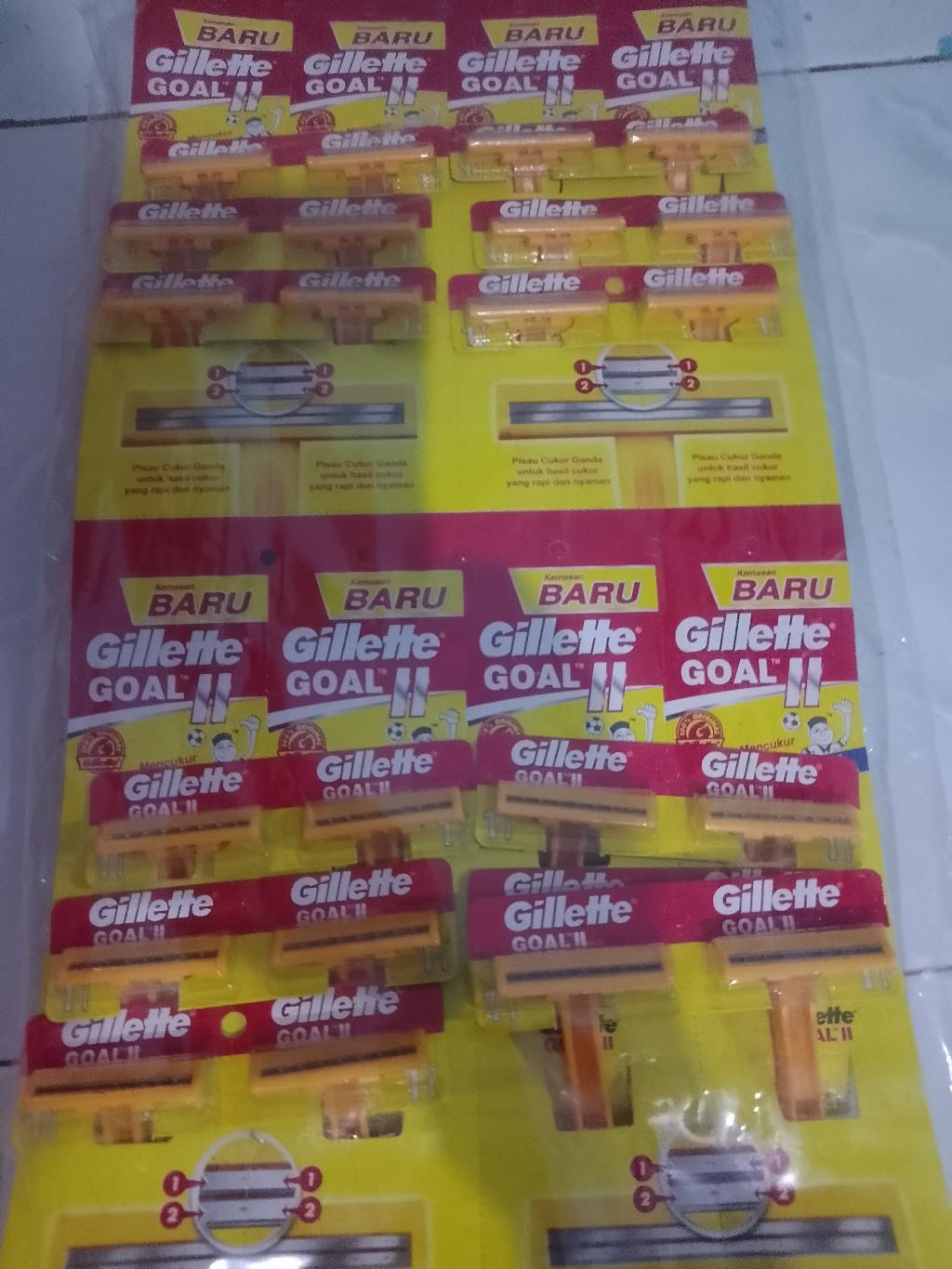 Gilette goal two plis/ cukur kumis manual