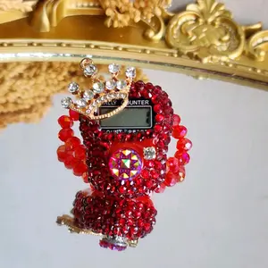 MM Tasbih - tasbih manik mahkota non led Tasbih digital cantik cincin dzikir Muslim Diamond Haji