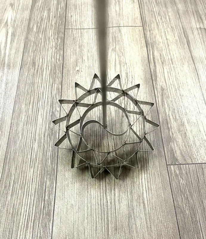 Khuôn Bánh Nhúng Inox Kiểu Thái Lan, Hình  Hoa Mai - Ngôi Sao Size 9,5-10cm 3