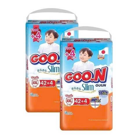 [Combo 2 bich] BỈM QUẦN GOON SLIM NHẬT BẢN M56/L50/XL48/XXL46/XXXL32 CHO BÉ