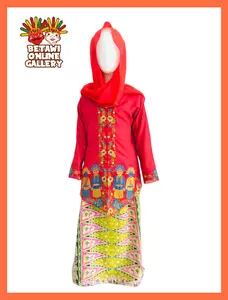 Stelan Kebaya Anak / Kebaya Anak / Kebaya Encim Sadariah Anak Motif Fashion