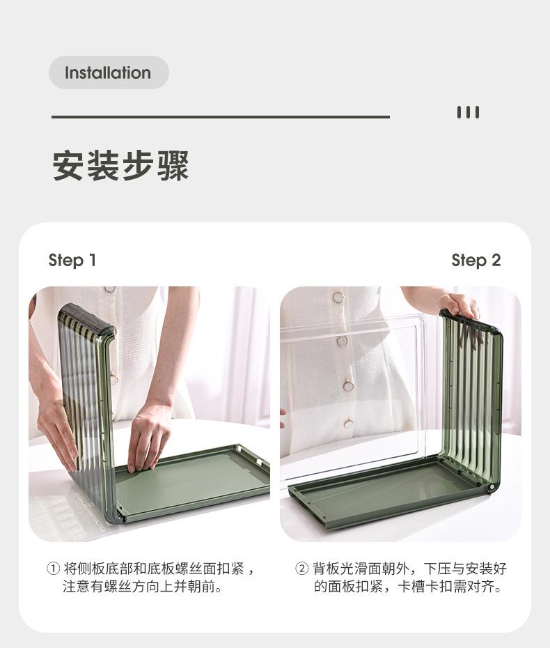 Product Introduction of Luxury Bag Storage Box Acrylic Hand-Made Display Stand Magnetic Transparent Doll Dustproof Display Box Organiser 26