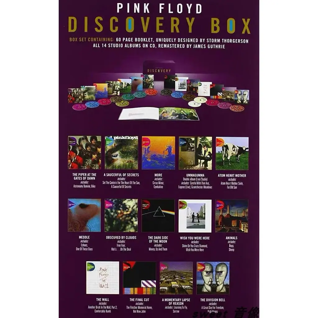 Pink Floyd Discovery Box Set 16CD The Complete Studio Recordings