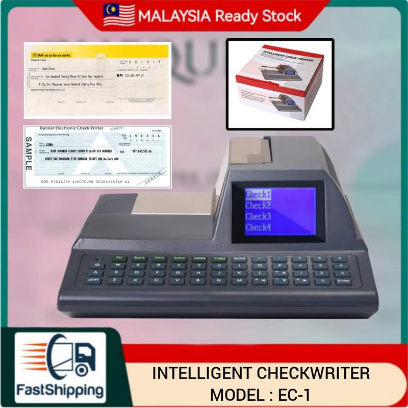 Check Writer System EC-1 INTELLIGENT CHECKWRITER | CHECKWRITER MACHINE | CHECK WRITER ...