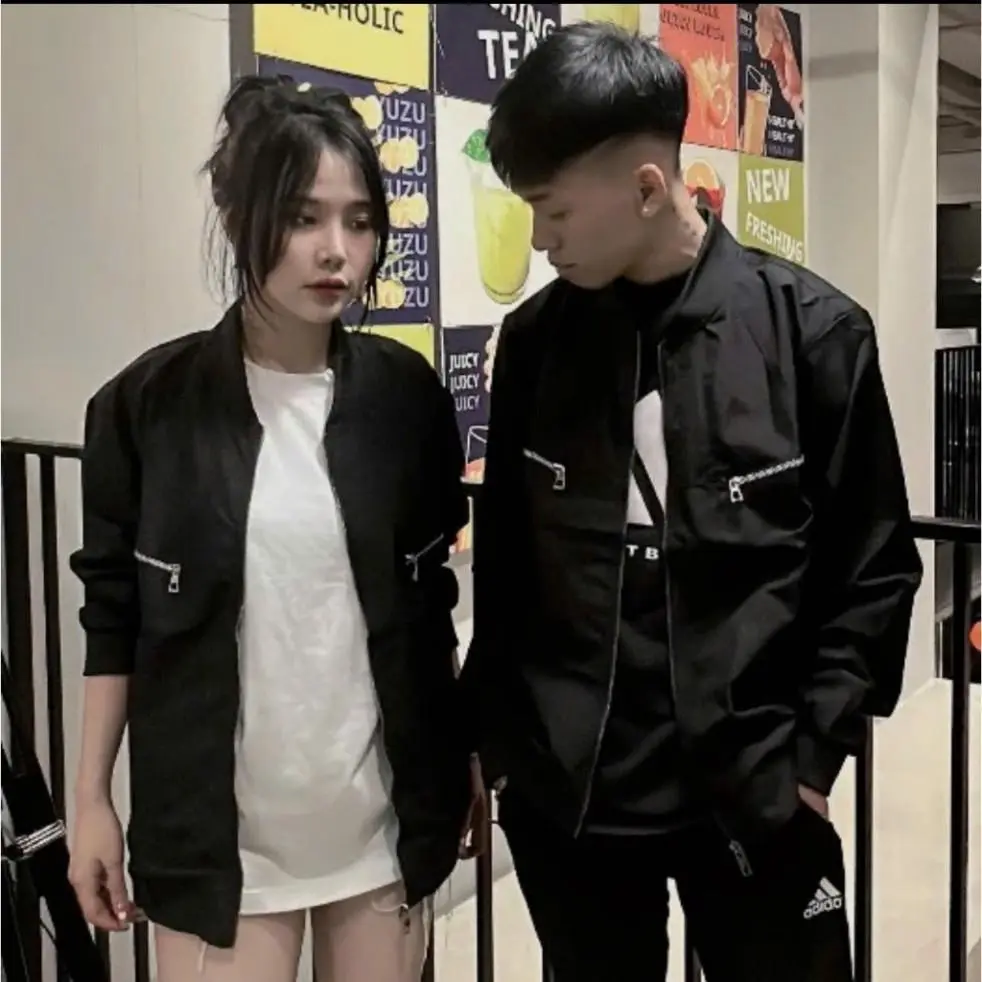 Áo Khoác Gió DSQ Hai Lớp Mix 2 Khóa Hàng Cao Cấp Đủ Tem Mác Chuẩn Như Hình ,Cổ Bo Gân(Ảnh Thật Shop Tự Chụp)