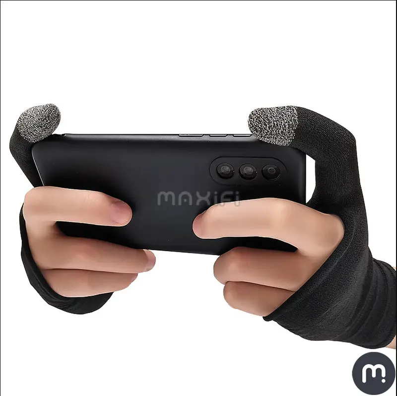 MAXiFi Gaming Sleeve Pro - Glove for Mobile Gamers PUBG Free Fire AOV Mobile Legends | Sarung Tangan Game 3