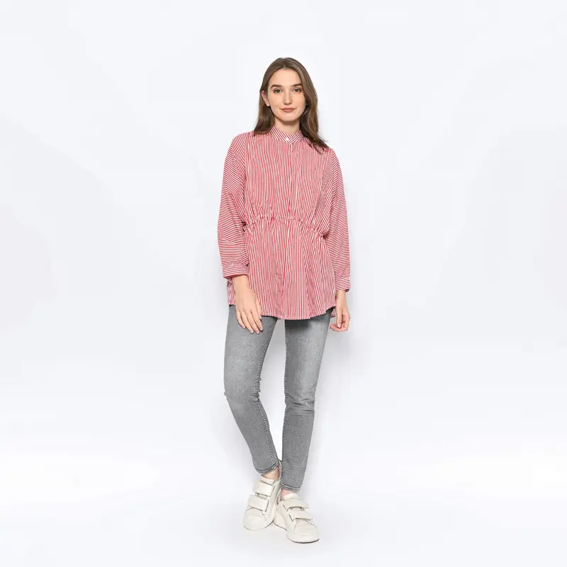 Vertical Stripe Blouse (Atasan Hamil & Menyusui) 3
