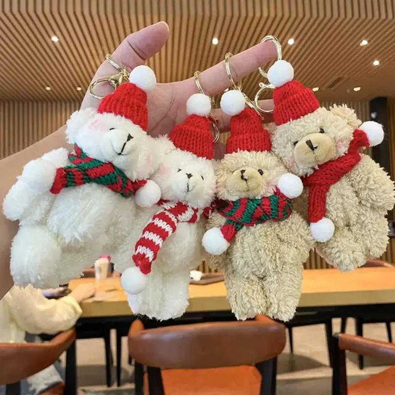 Gantungan Kunci Boneka Teddy Bear Gantungan Tas Dan Hp Aesthetic Phone Strap Boneka Lucu Hadiah 2