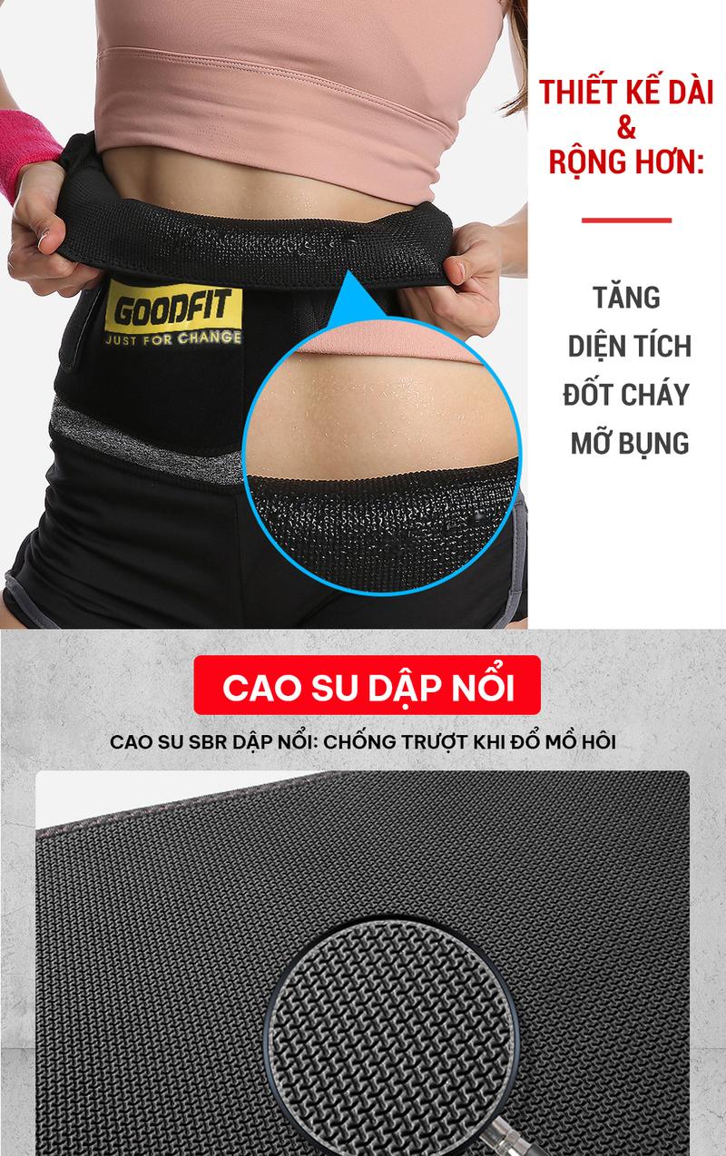 Product Introduction of Đai quấn GoodFit hỗ trợ giảm vòng bụng khi chơi thể thao không điện năng GF724WS 2