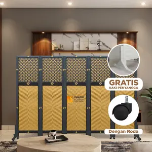 Sketsel 5 Pintu Rotan Model No.30, Pembatas/penyekat/Partisi Ruangan