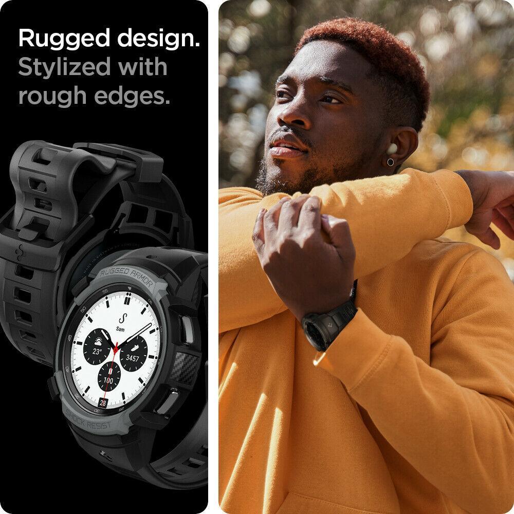 Strap /Case Galaxy Watch 4 Classic 46mm /42mm Spigen Rugged Armor Soft