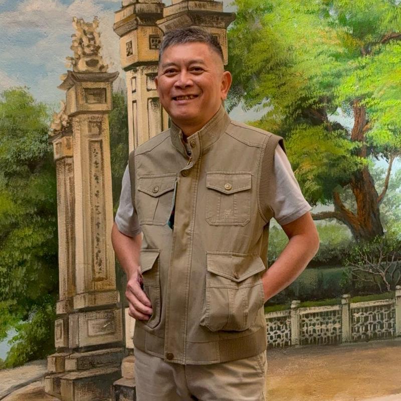 Áo Gile Kaki Túi Hộp Nam Trung Niên Tặng Bố