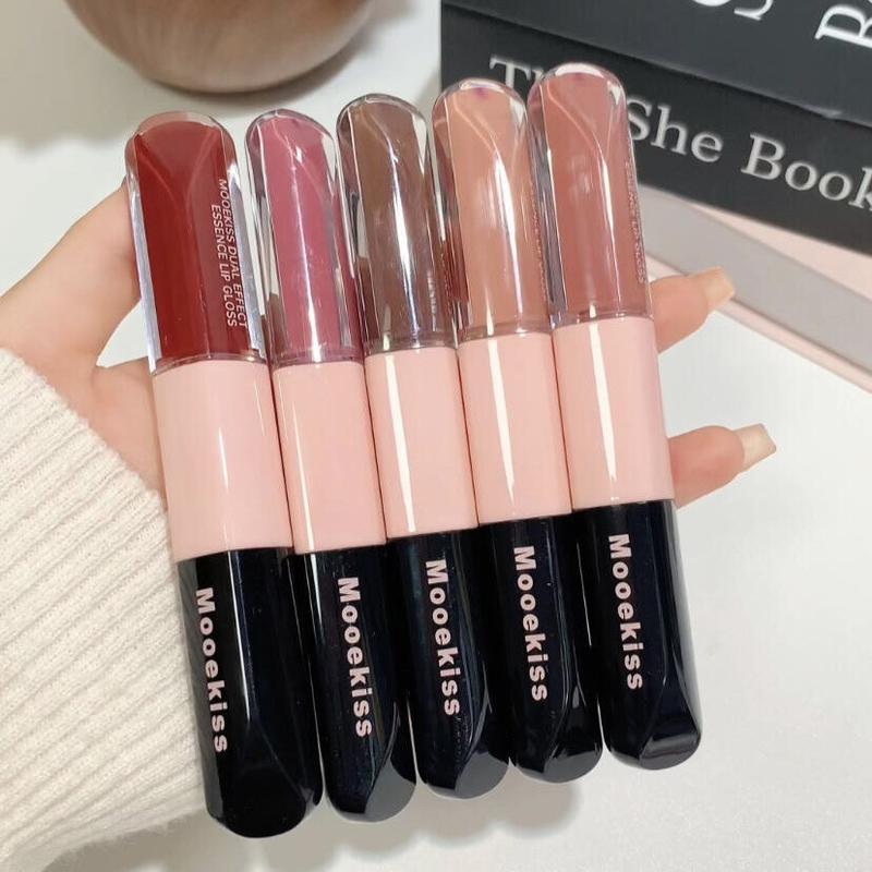 Product Introduction of Son Môi Dưỡng Ẩm, Mooekiss, Hai Đầu, Không Dính, Chống Cúp, Hoàn Thiện Bóng Women Trang Điểm Nữ Cosmetic Mỹ Phẩm 0