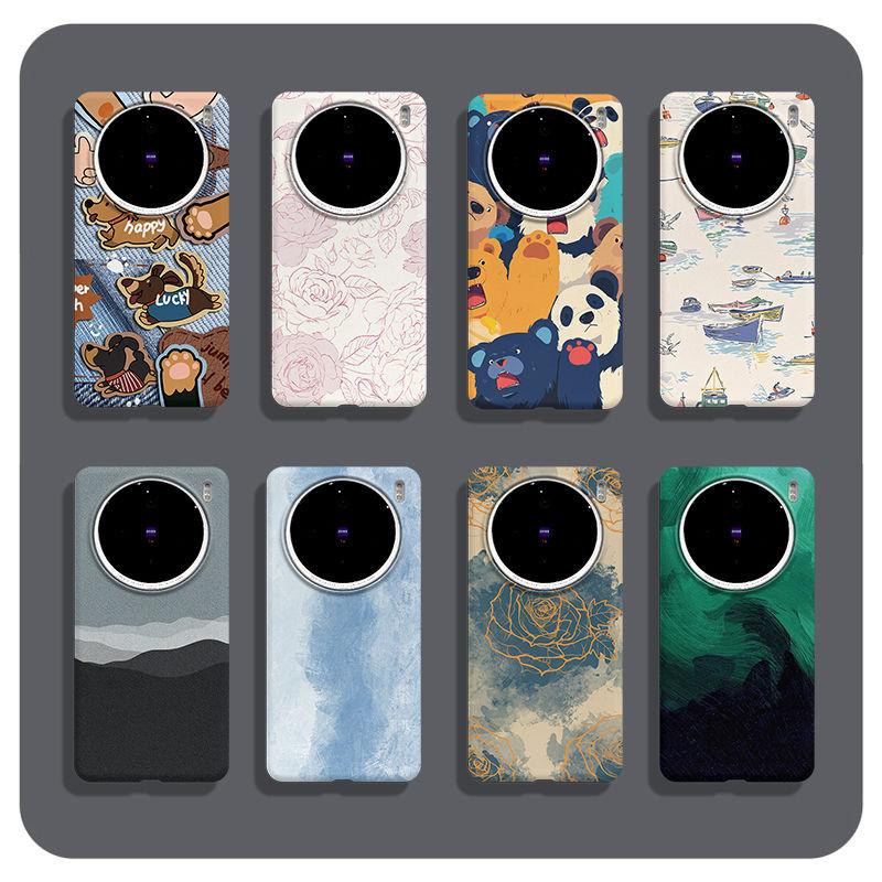 Ốp Cứng Lì Bán Phù Hợp Dành Cho VIVO X100 Pro VIVO X100S VIVO X100SPRO VIVO X100Ultra VIVO X100Ultra Phong Cách Phim Hàng Mới Về Thời Trang Tối Giản Độc Đáo