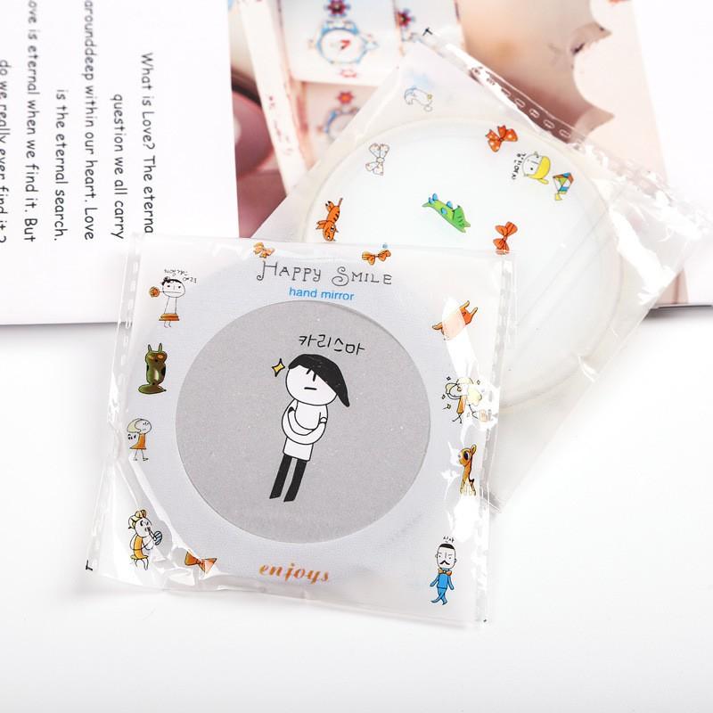 Gương Trang Điểm Mini Cầm Tay Hàn Quốc Siêu Kute Nhiều Mẫu 3